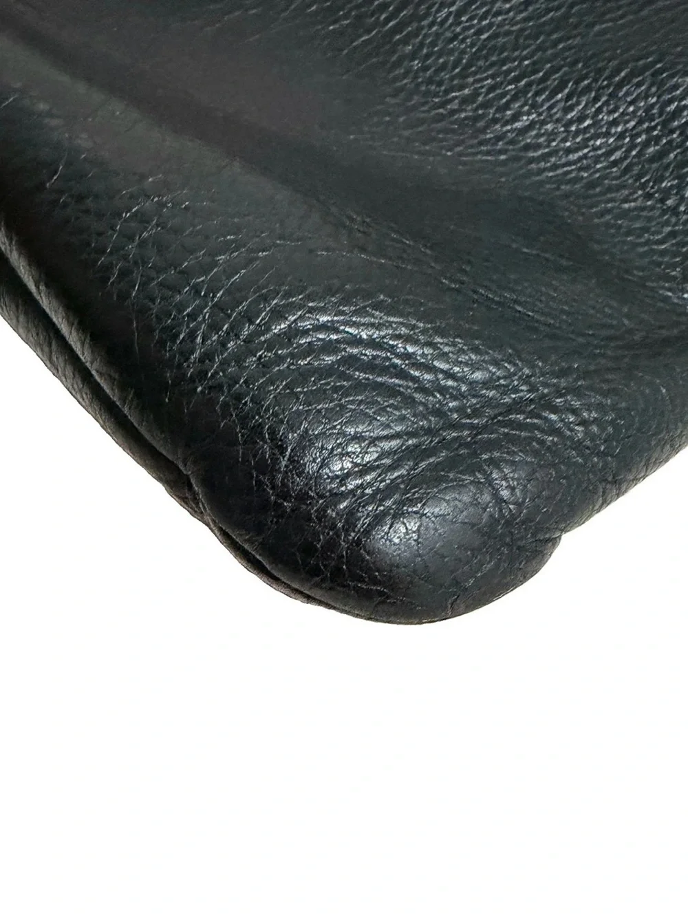 Yves Saint Laurent Ycon Black Leather Messenger Crossbody